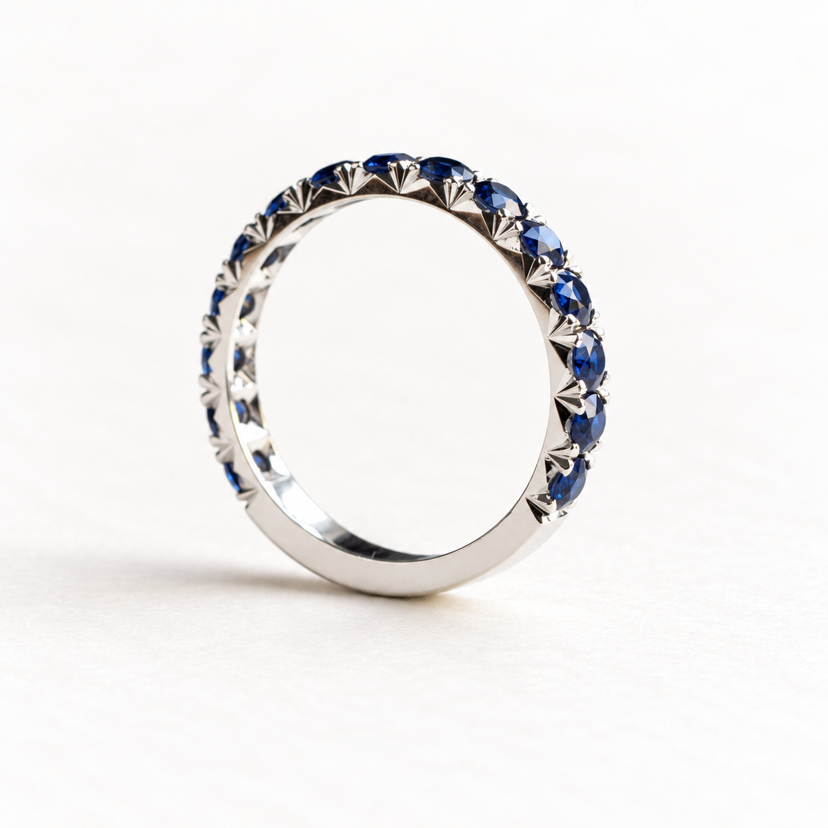 Sapphire Platinum Band