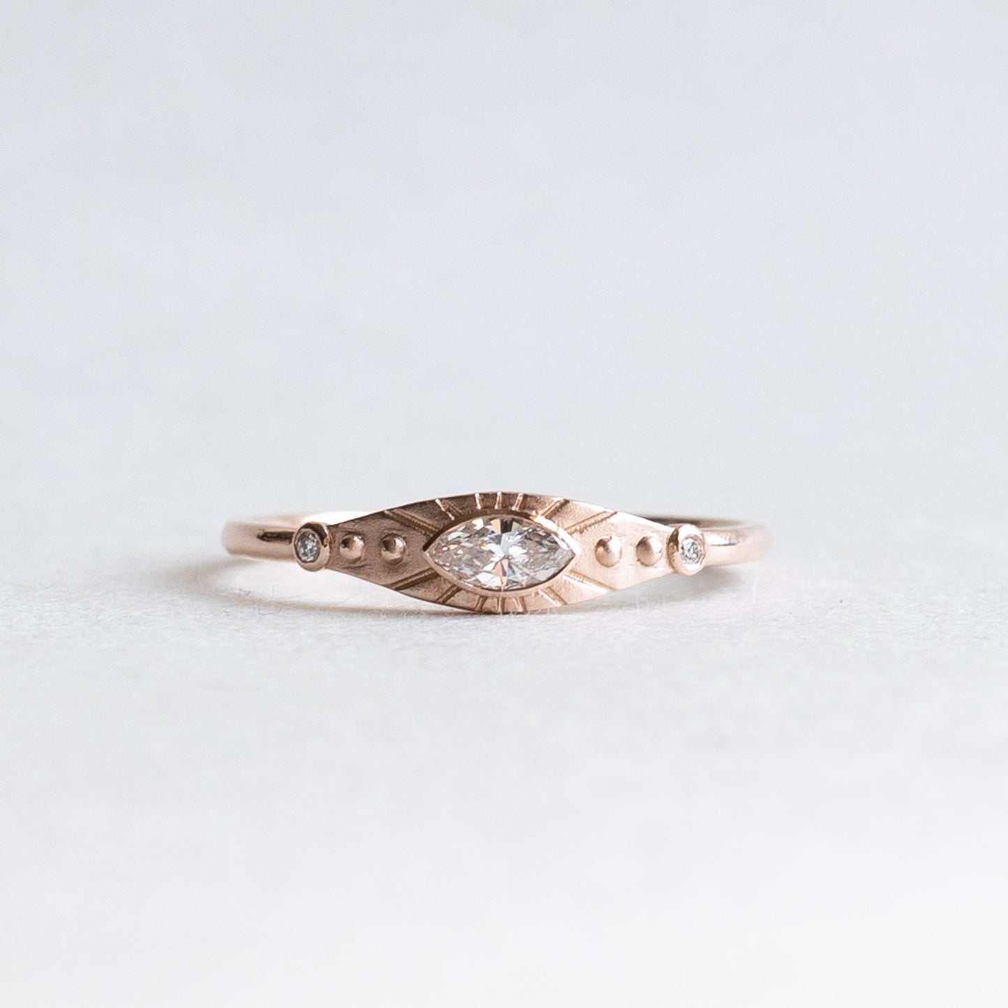 Marquise Lab Diamond Ring