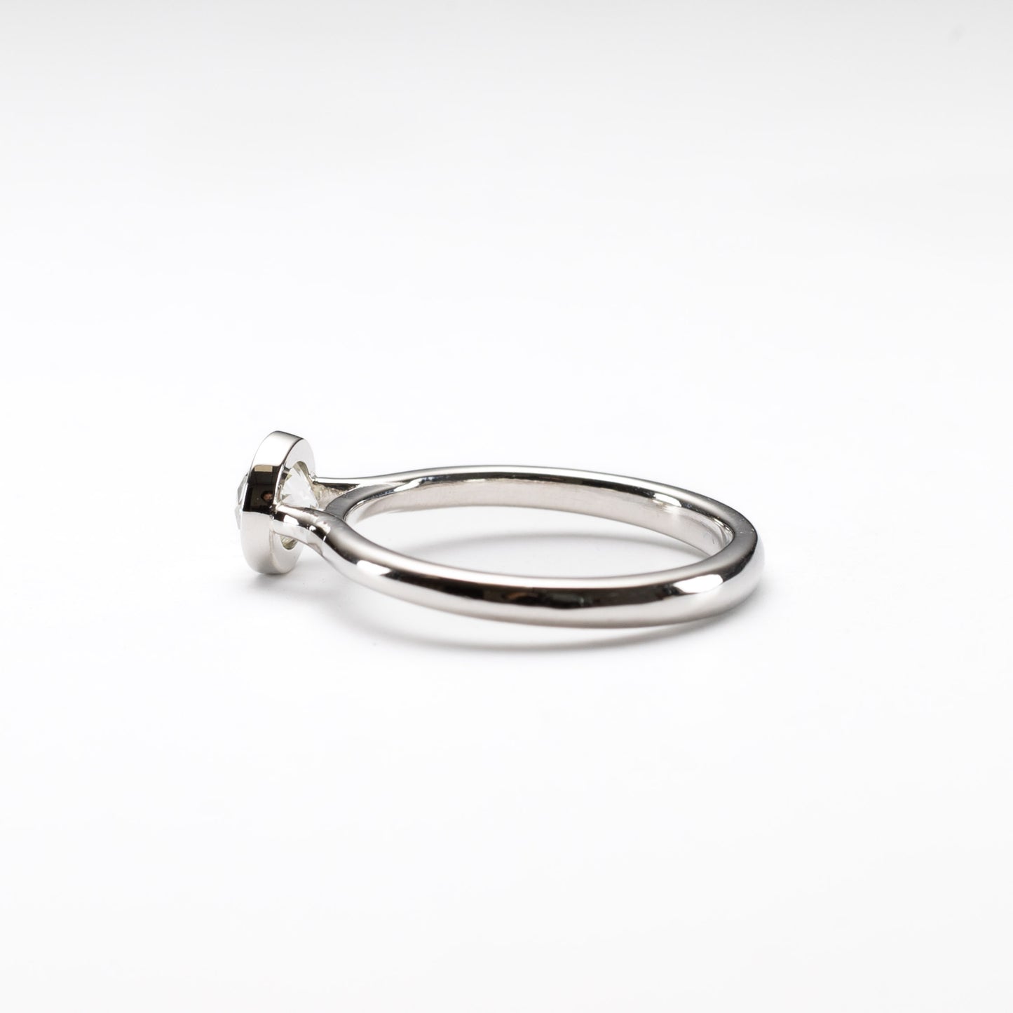 GIA Platinum 0.70 Carat Engagement Ring