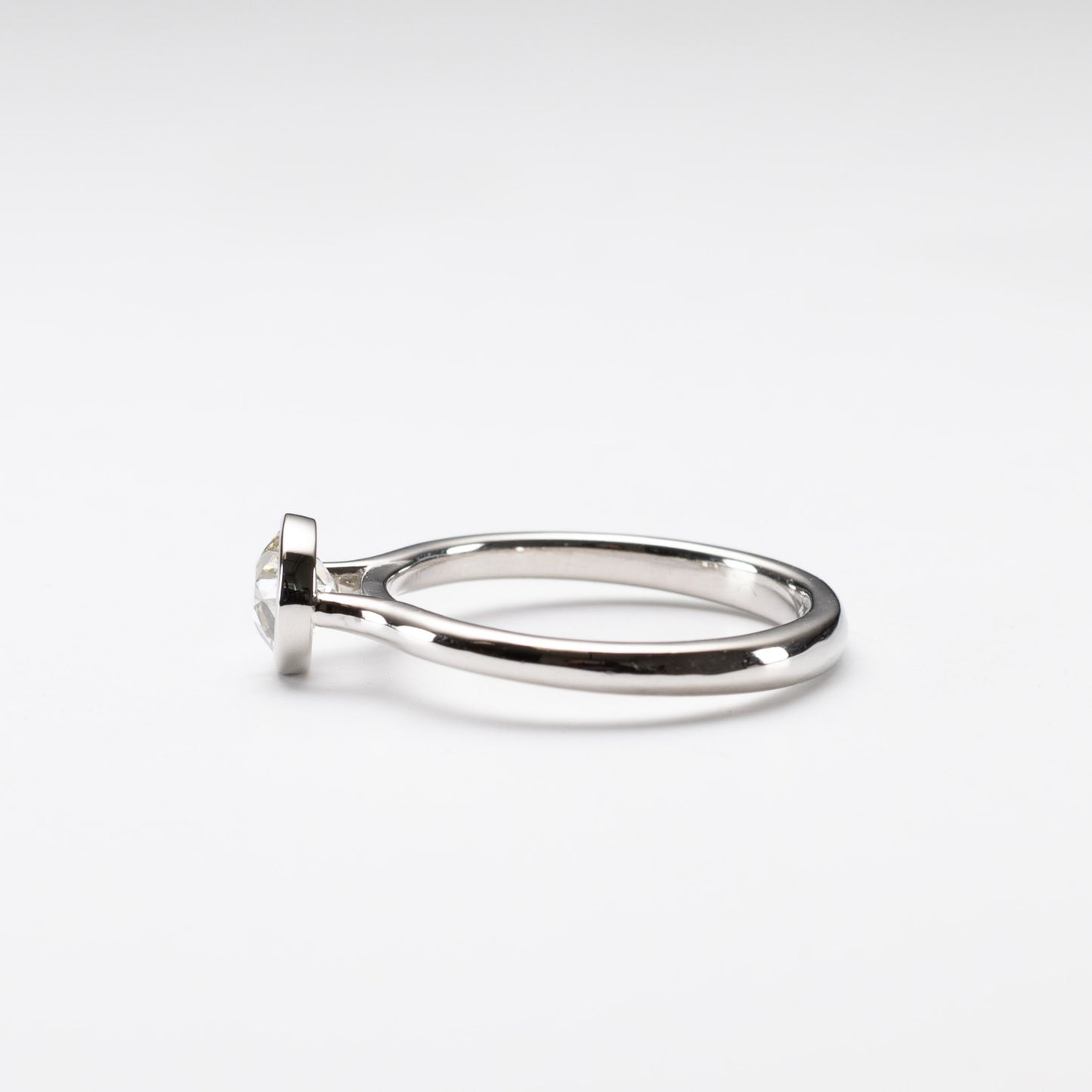 GIA Platinum 0.70 Carat Engagement Ring