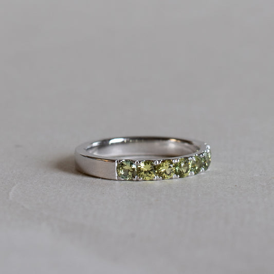 14K Australian Sapphire Anniversary Band