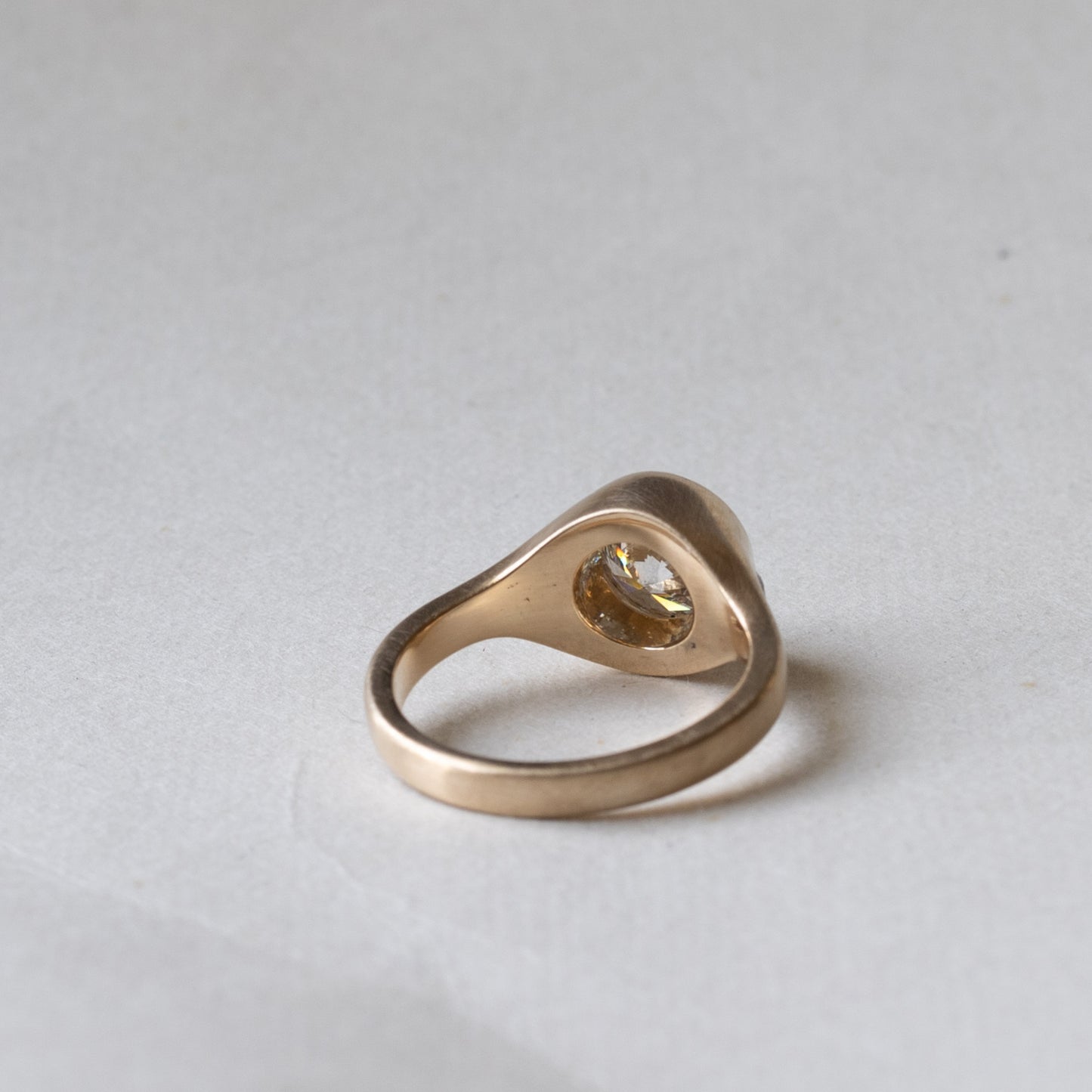 14K 2 Carat Trio Lab Diamond Ring