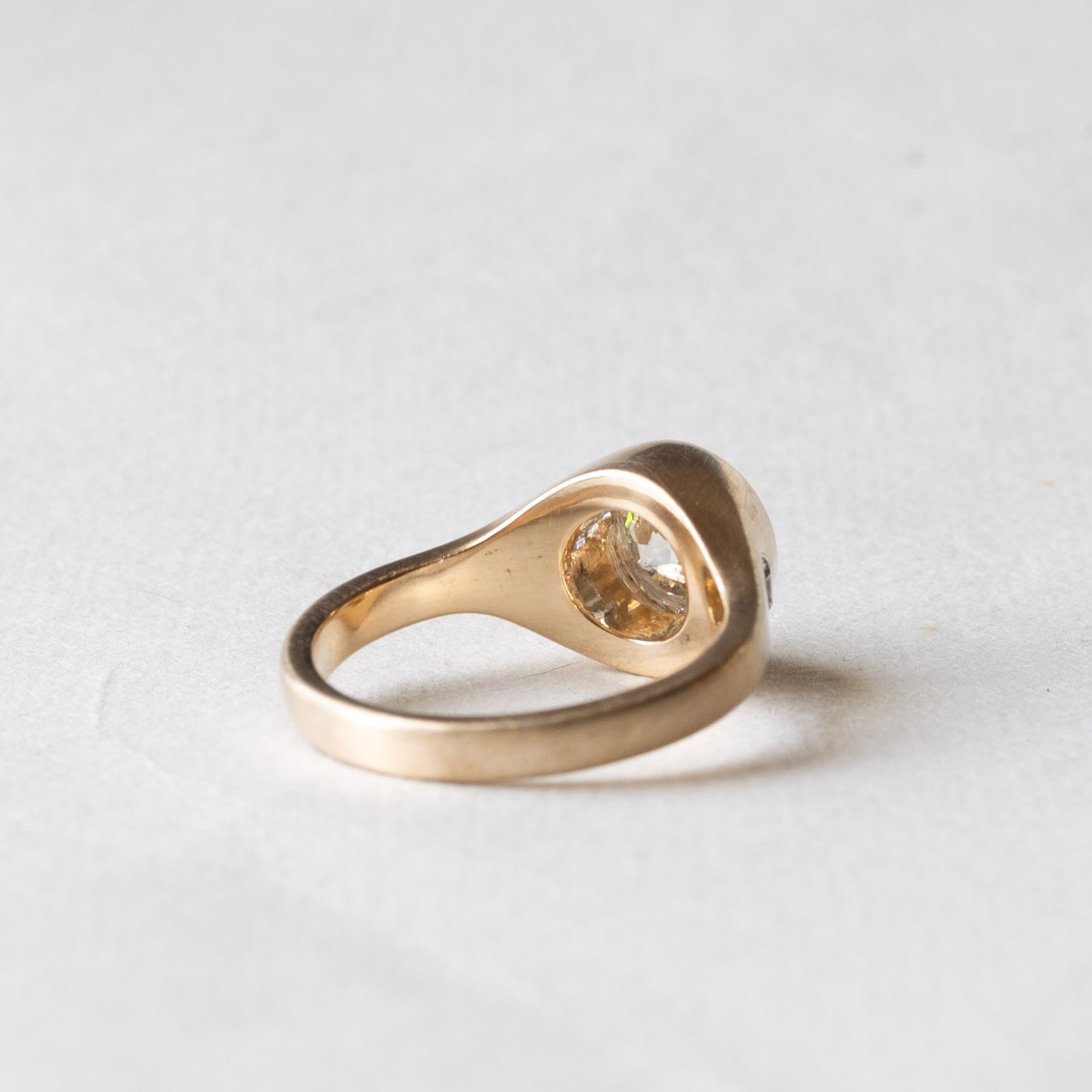 14K 2 Carat Trio Lab Diamond Ring