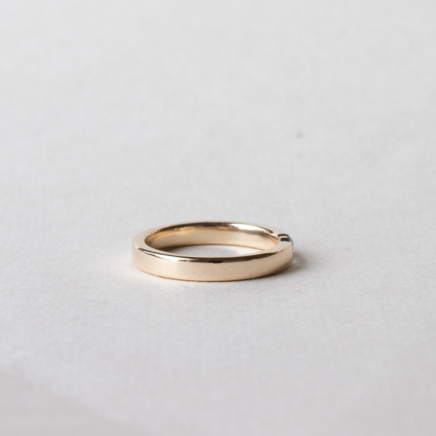 14K Diamond with Ruby Ring