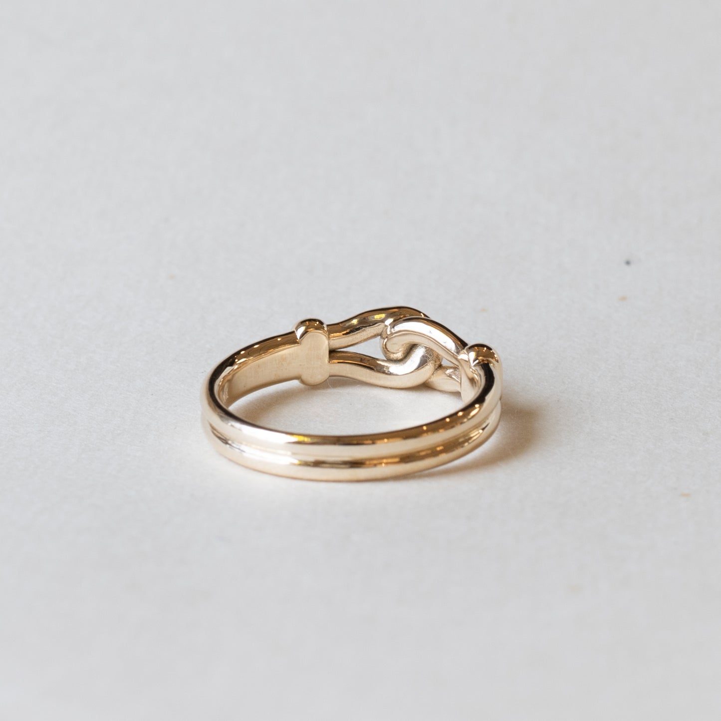 14k Yellow Gold Bucket Ring