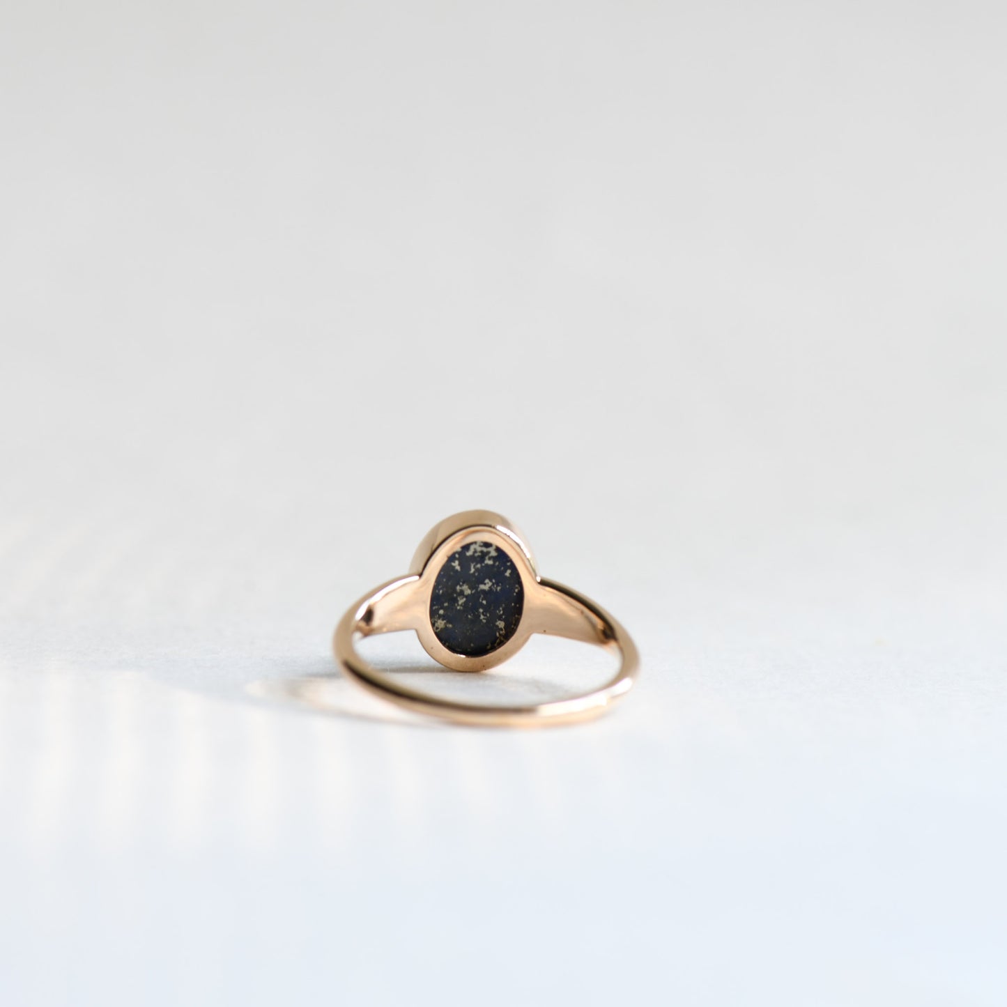 14K Blue Lapis Ring