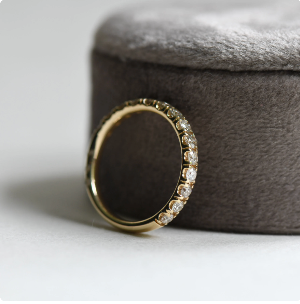 14K 0.75 CTW Diamond Band