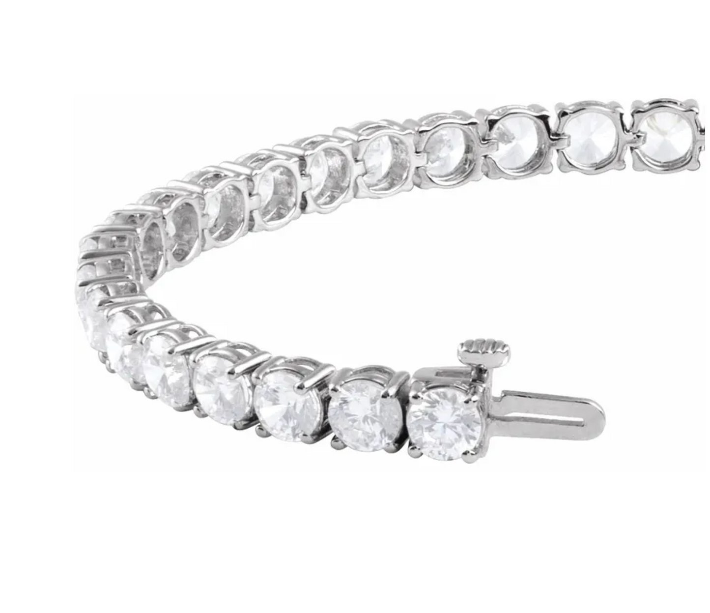 Natural Diamond Tennis Bracelet