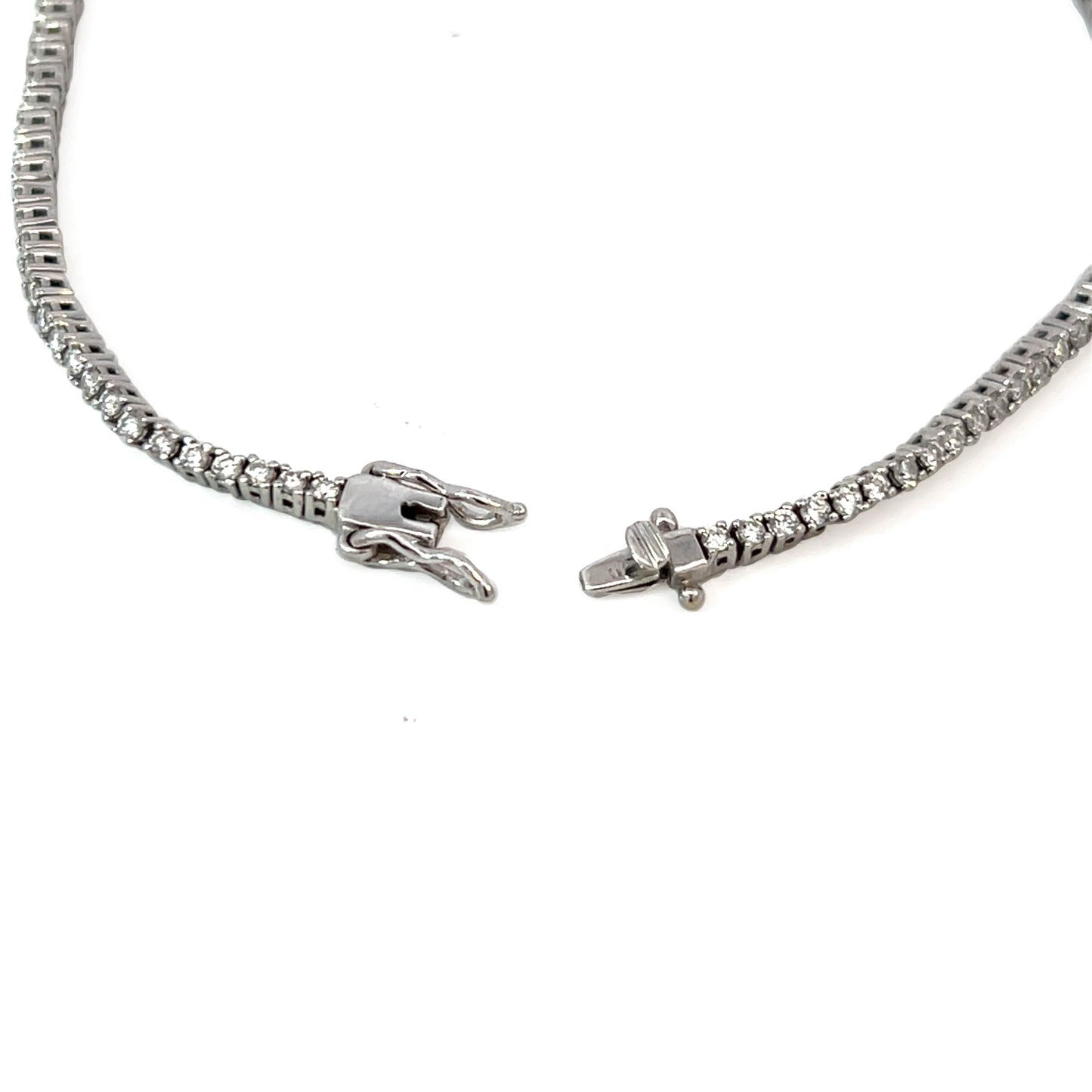 1 cttw Lab Diamond Tennis Bracelet
