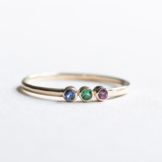 14K Trio Ring