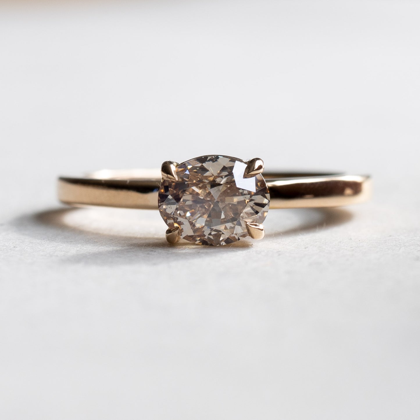 18K East West 1.023 Carat Diamond Ring