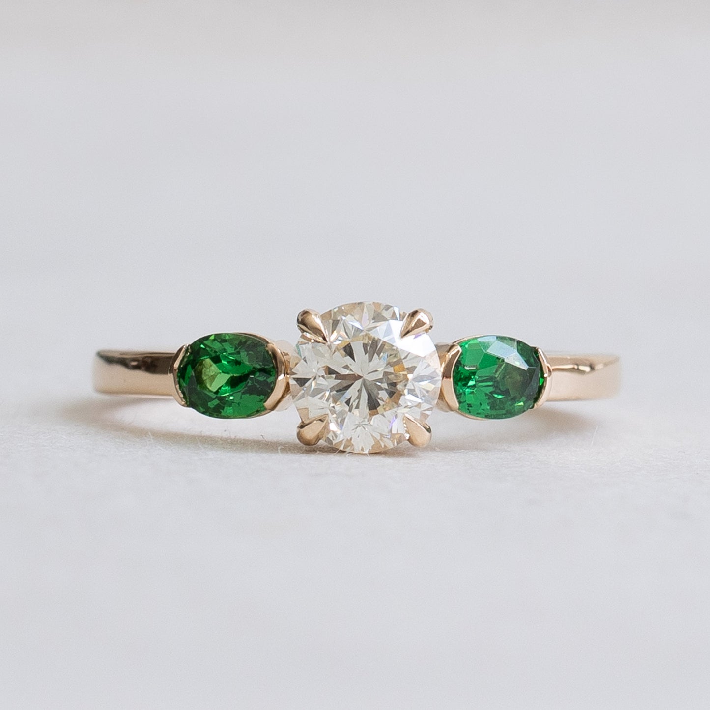 18K Diamond Trio Ring