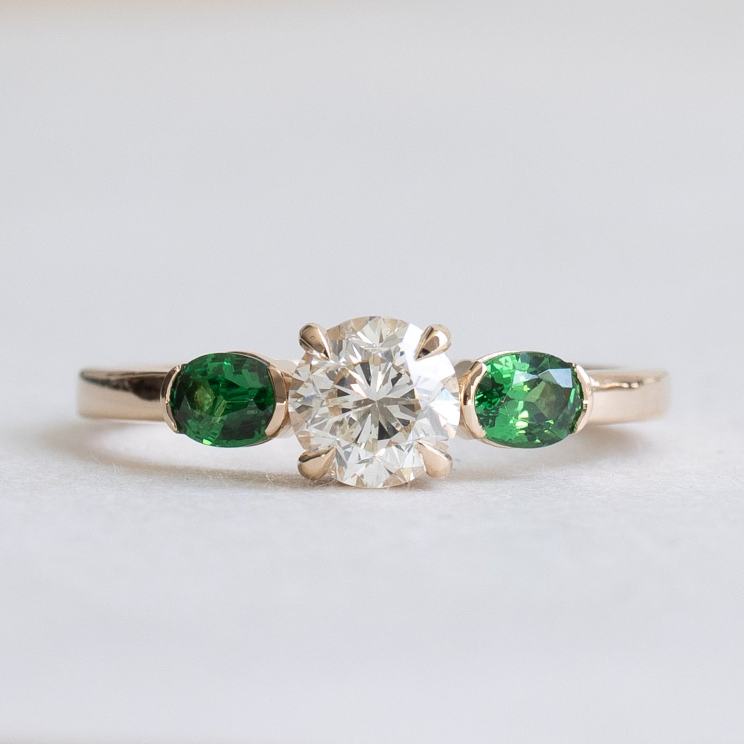 18K Diamond Trio Ring