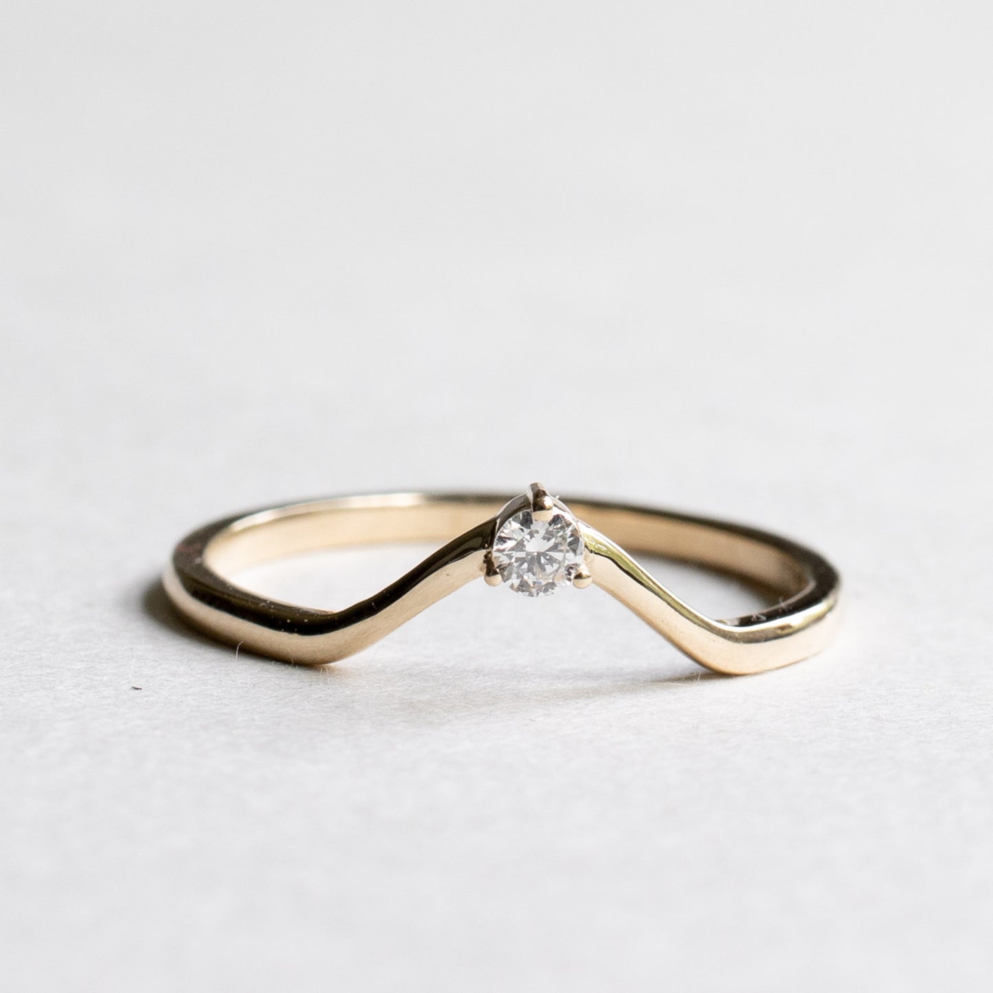 14K Green Sapphire Ring Set