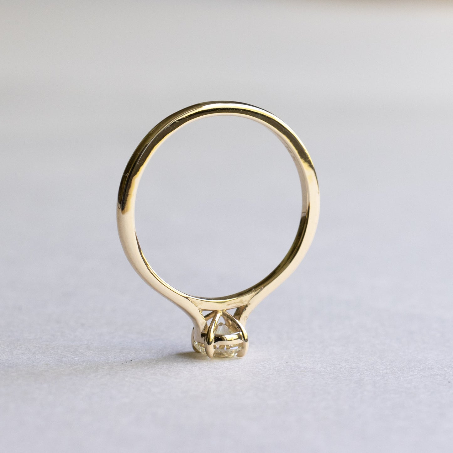 14K Gold 0.5 CT Diamond Solitaire Ring