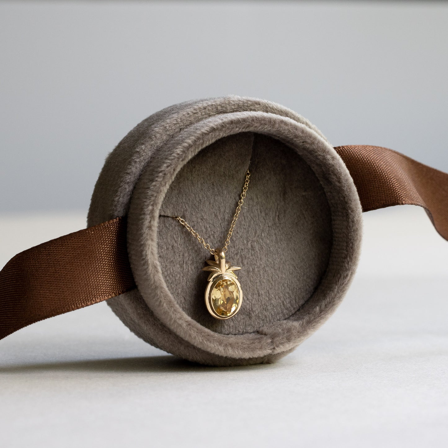 14K Pineapple Necklace
