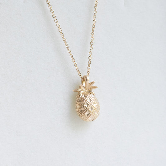 14K Pineapple Necklace