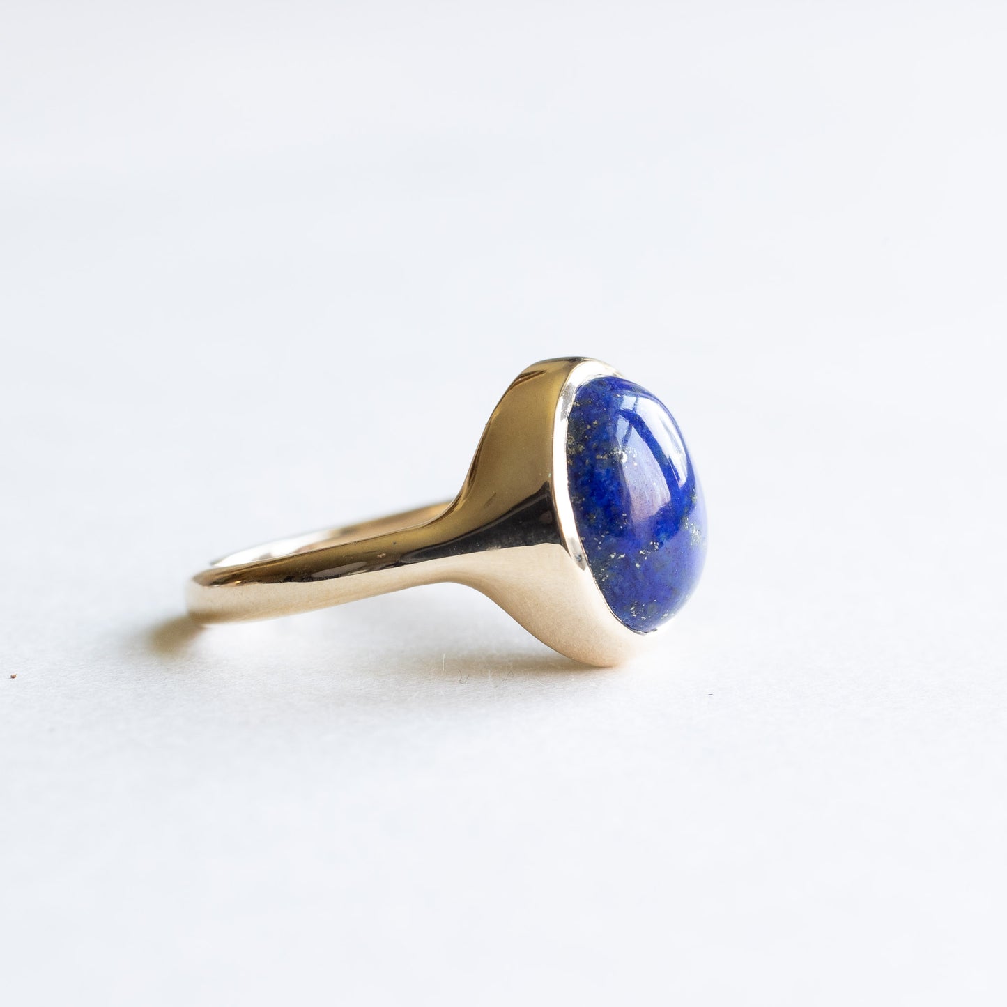 14K Lapis Lazuli Signet