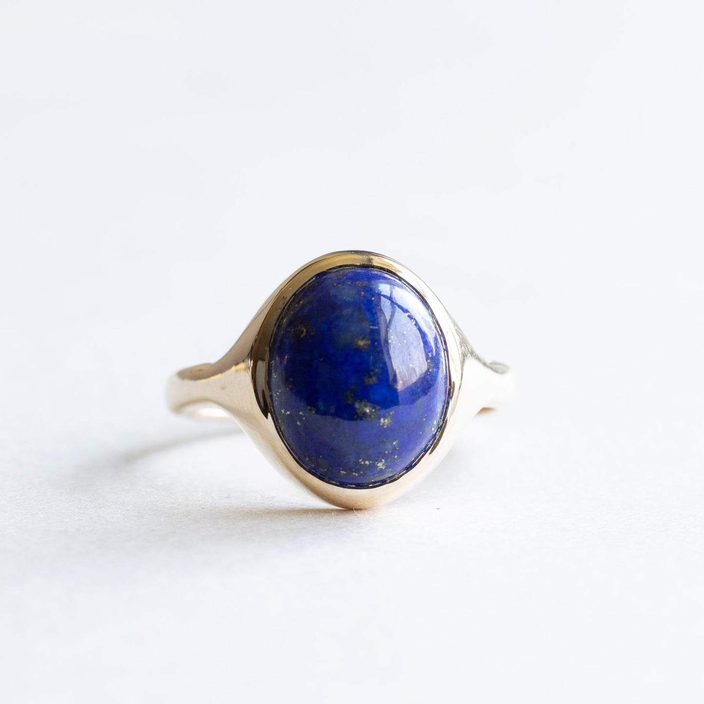 14K Lapis Lazuli Signet