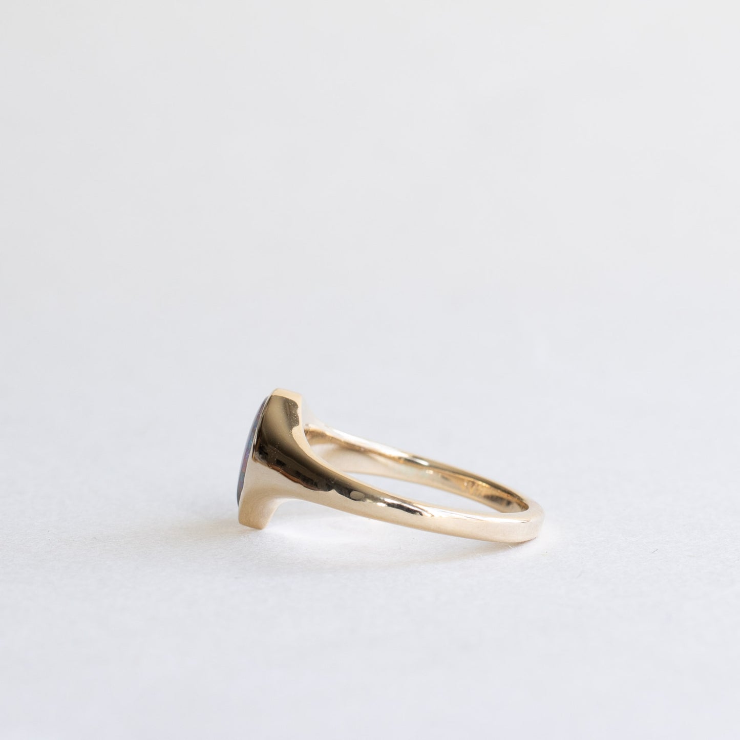 Australian Pear Opal Ring
