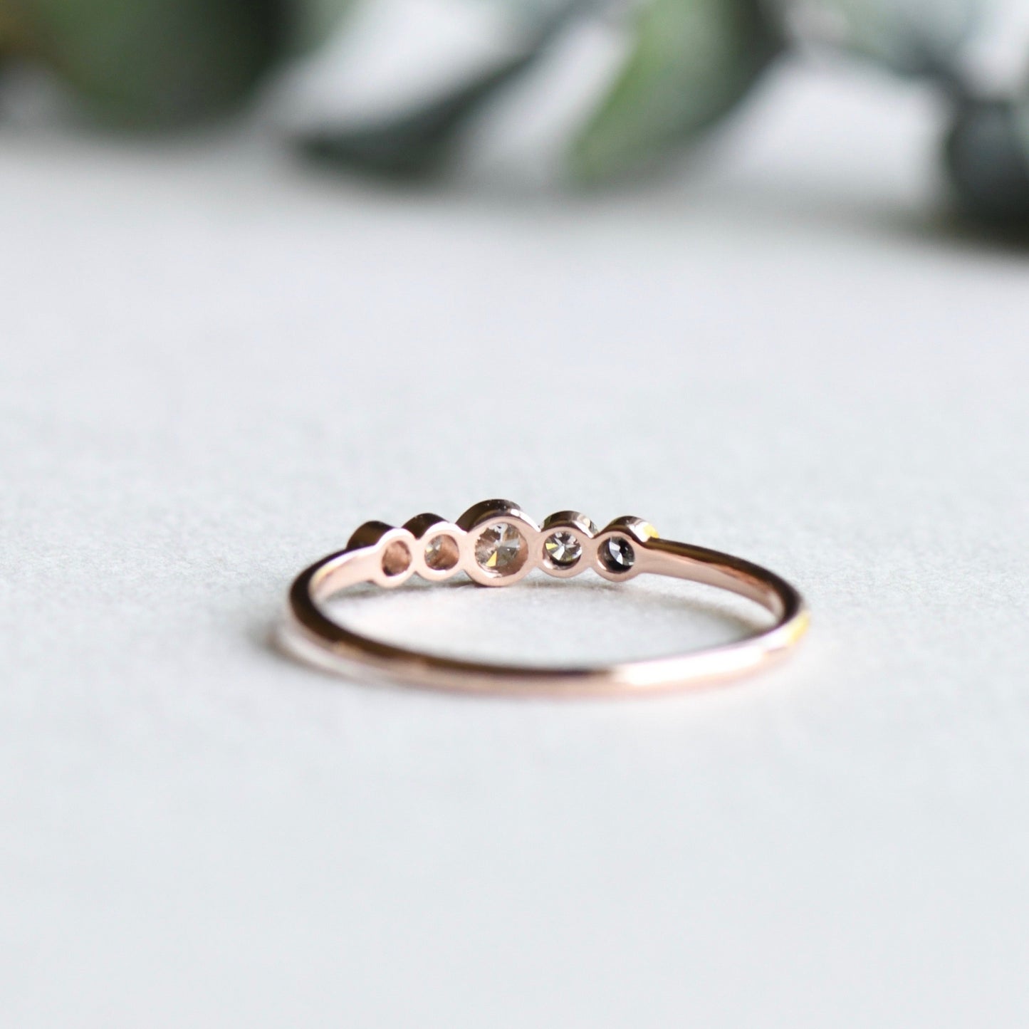 14k Five Stone Diamond Ring