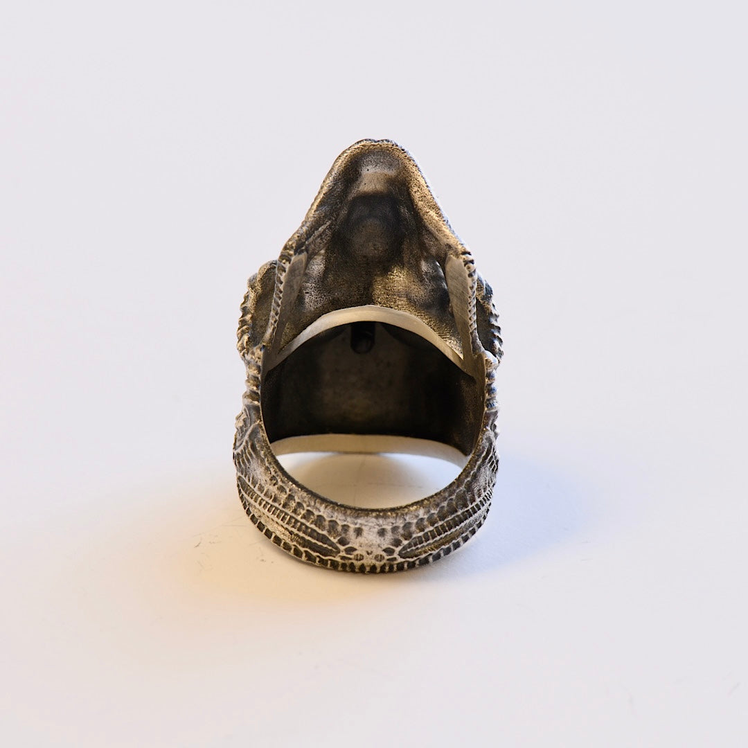 925 Sterling Silver Oxidized Skull Ring