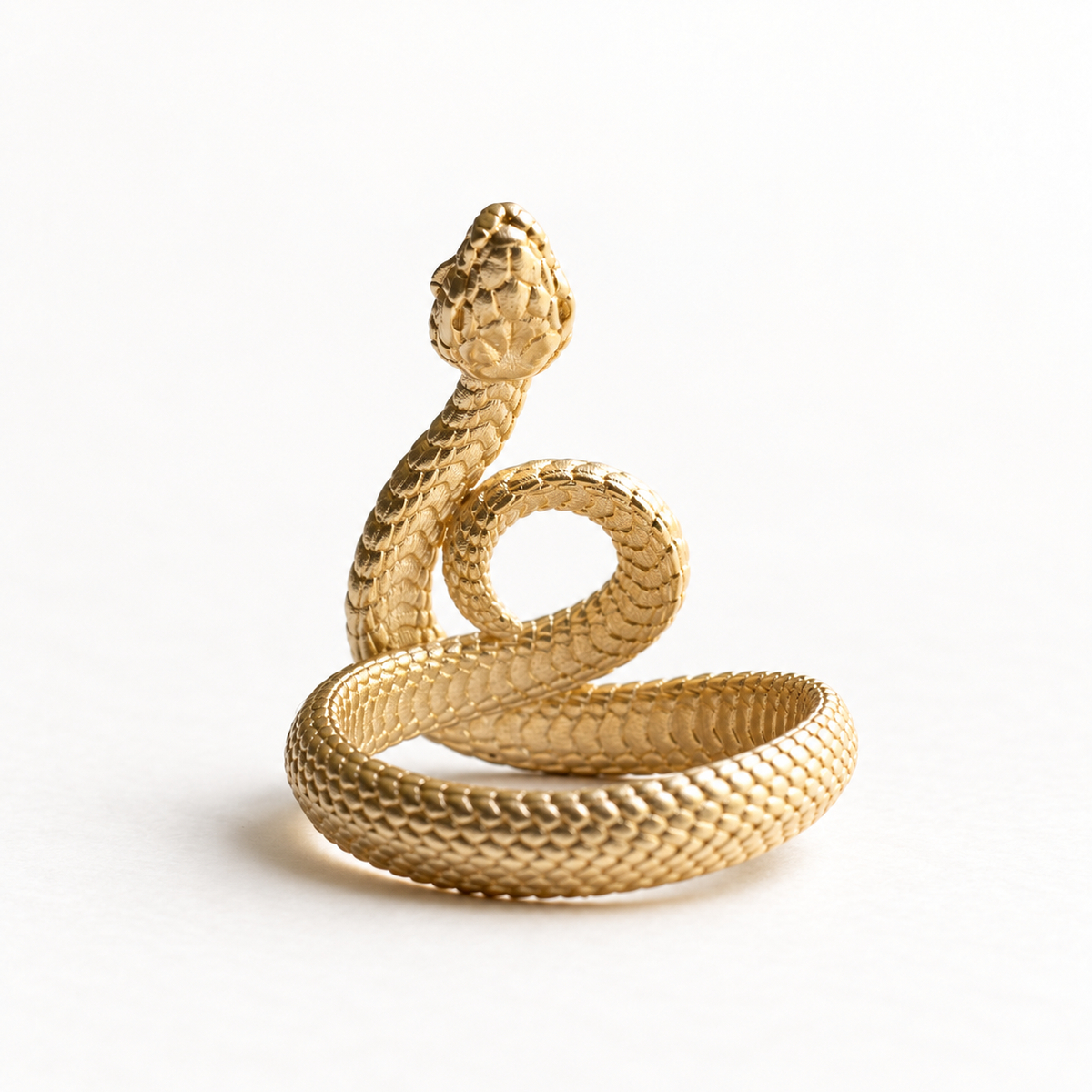 14K Serpent Ring