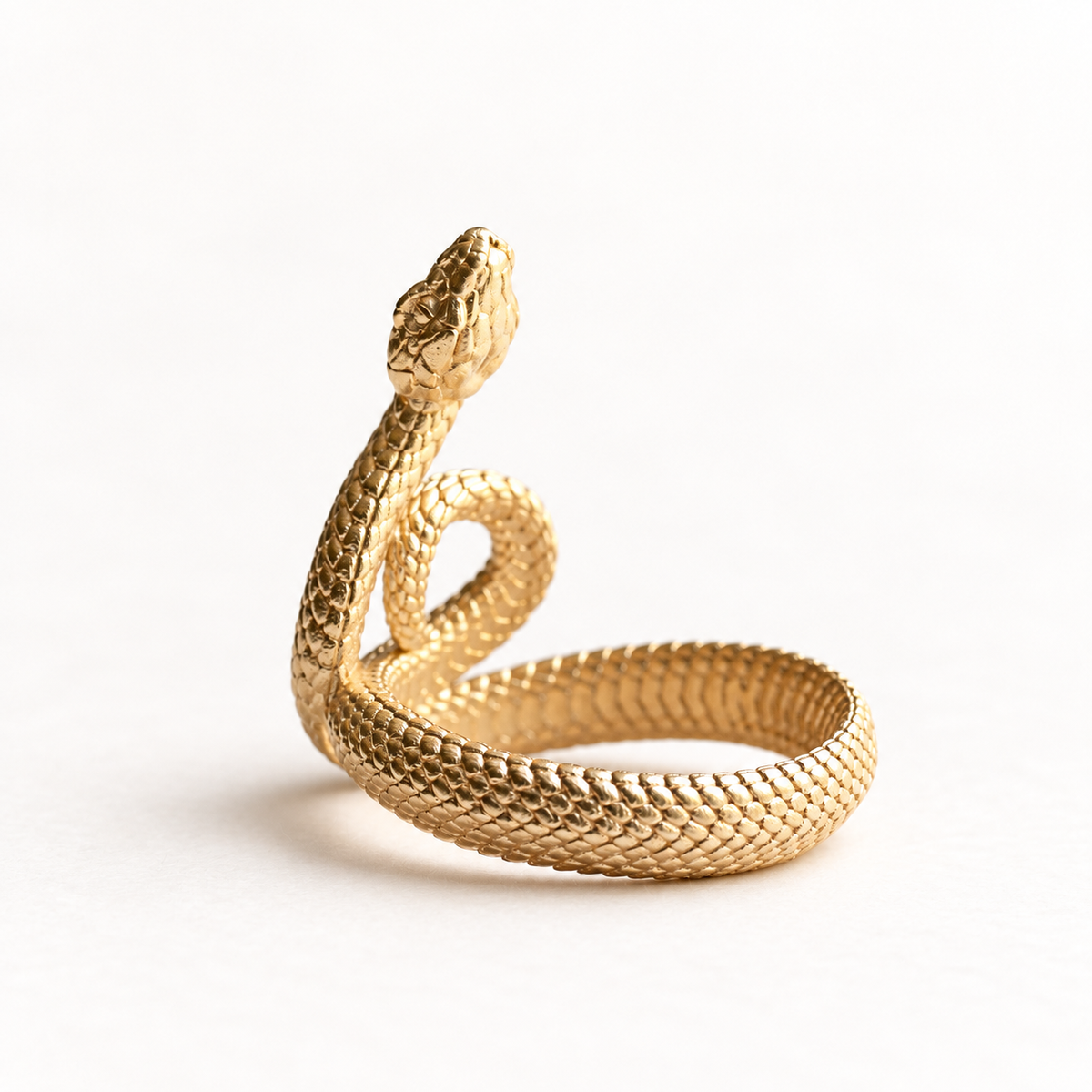 14K Serpent Ring