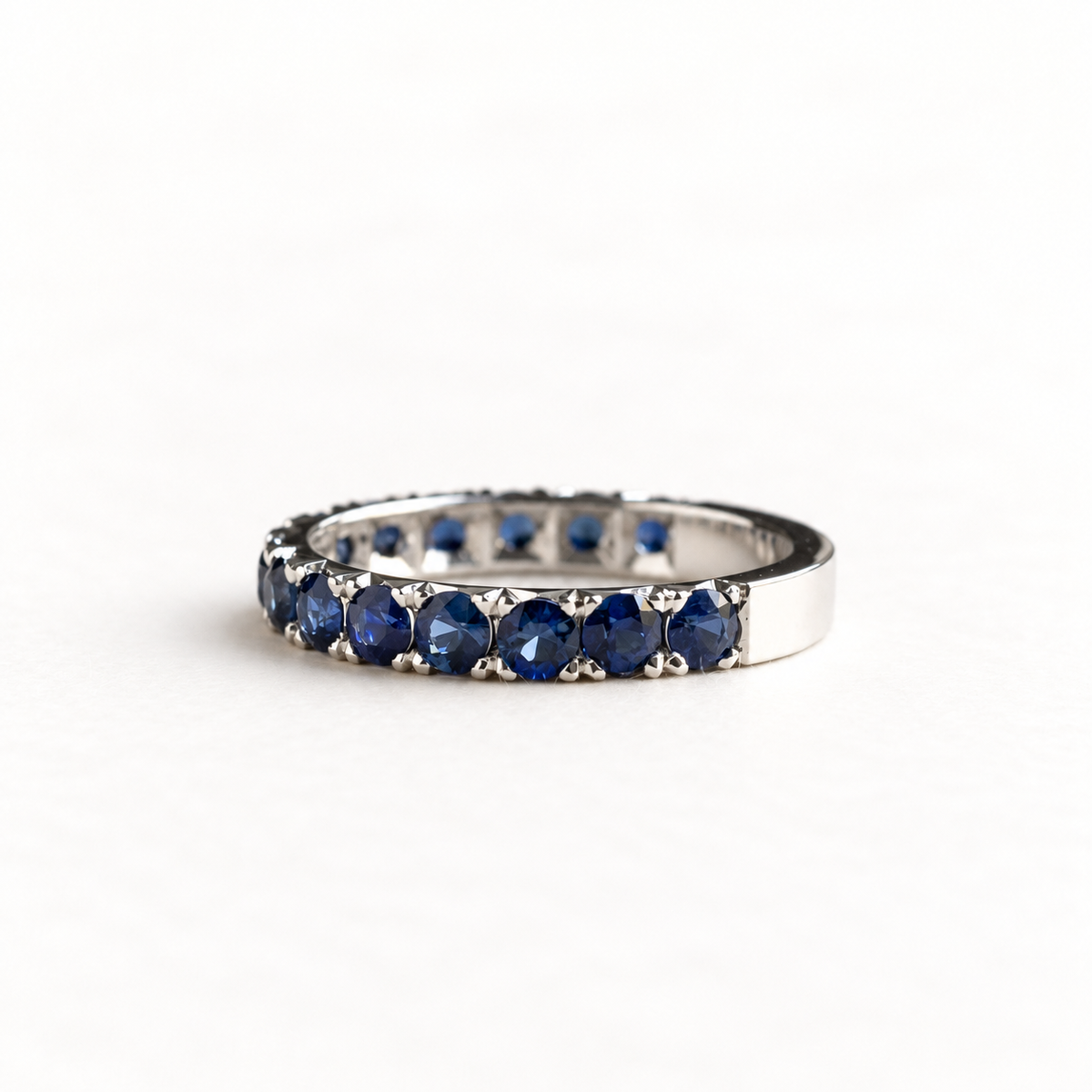 Sapphire Platinum Band