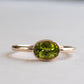 14K Rose Gold Peridot Ring