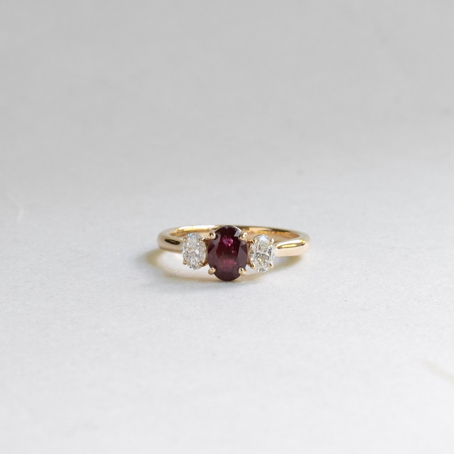 18K 1.062 Carat Certified Ruby Diamond Ring