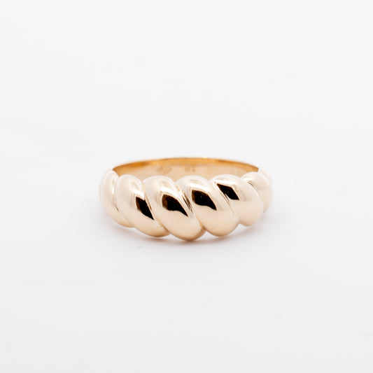 14K Croissant Ring