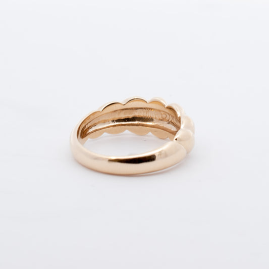 14K Croissant Ring