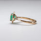 18K GIA 2.05 Carat Emerald Diamond Halo Ring