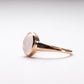 14K Rose Gold Moonstone Ring