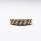 18K Estate Diamond Sapphire Ring