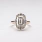 14K 3.01 Carat Lab Diamond Engagement Ring