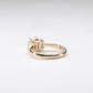 14K 2 Carat Three Stone Lab Diamond Ring