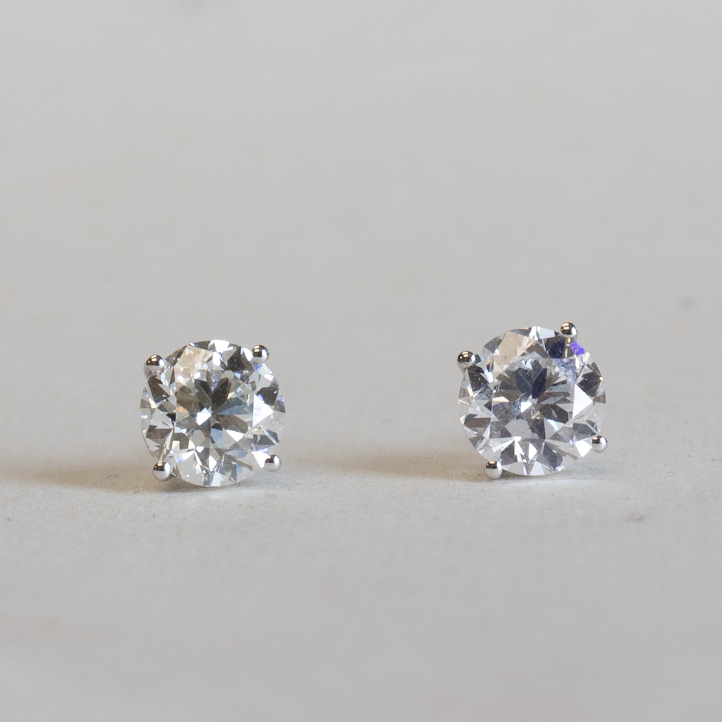 14K 4 CTTW Diamond Studs