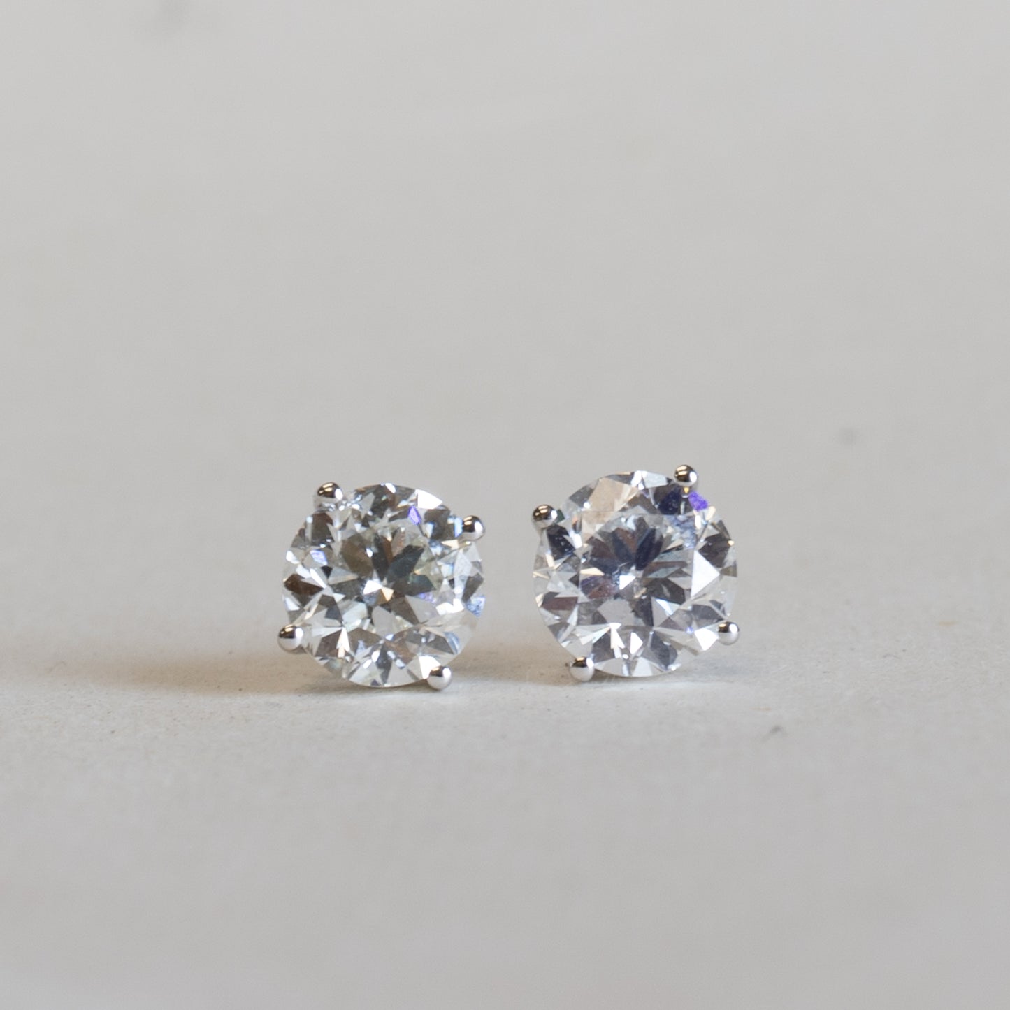 14K 4 CTTW Diamond Studs