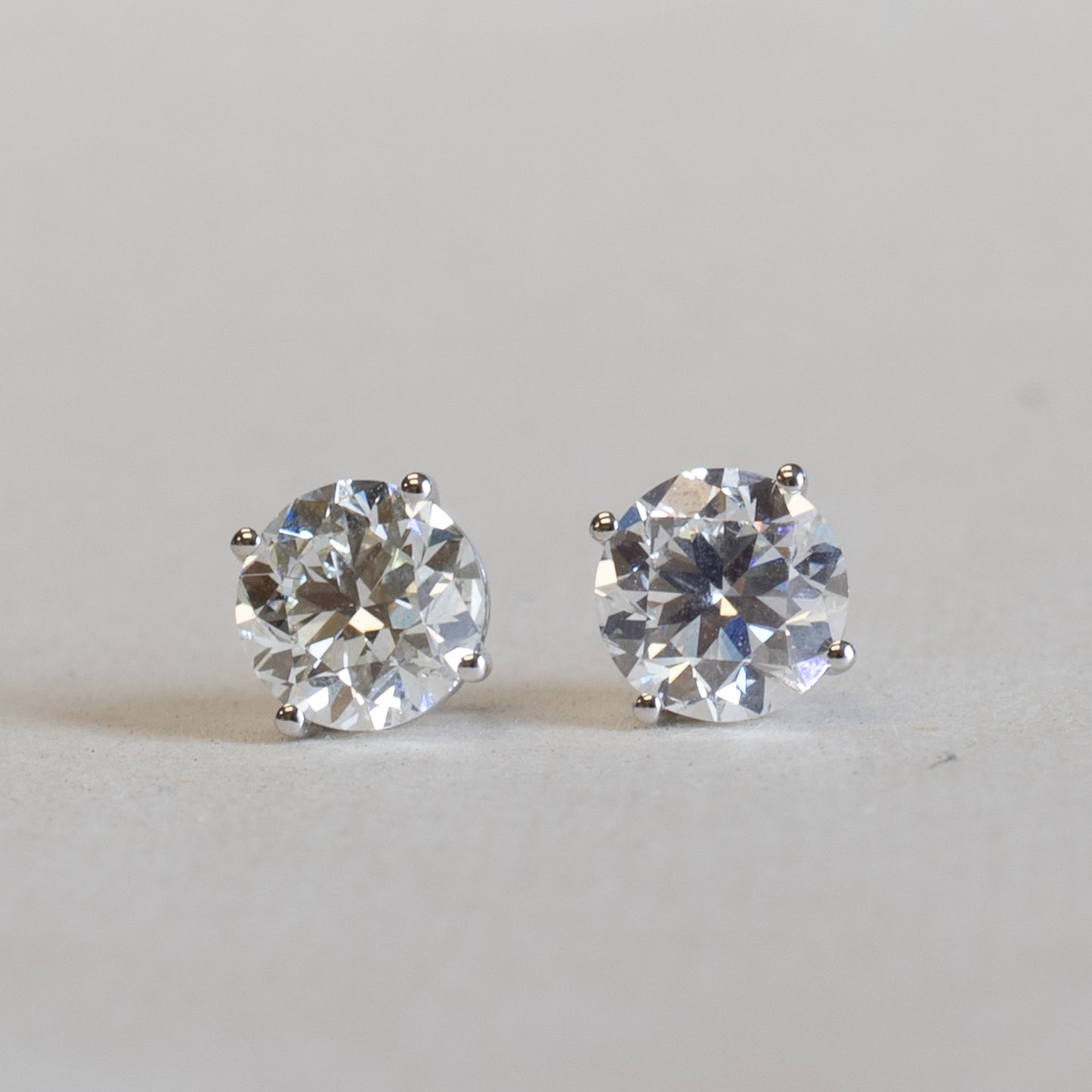 14K 4 CTTW Diamond Studs