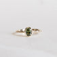 14K Green Sapphire Ring