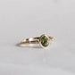 14K Green Sapphire Ring