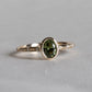 14K Green Sapphire Ring