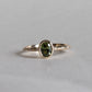 14K Green Sapphire Ring