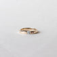 14K Diamond with Ruby Ring