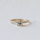 14K Yellow Gold 1 Carat Diamond Engagement Ring