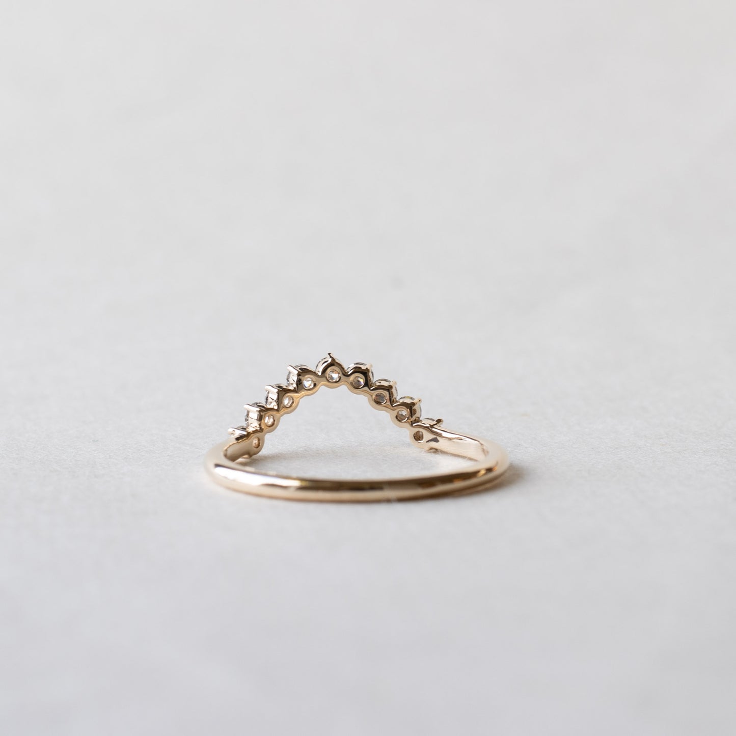14K Lab Diamond Ring Guard