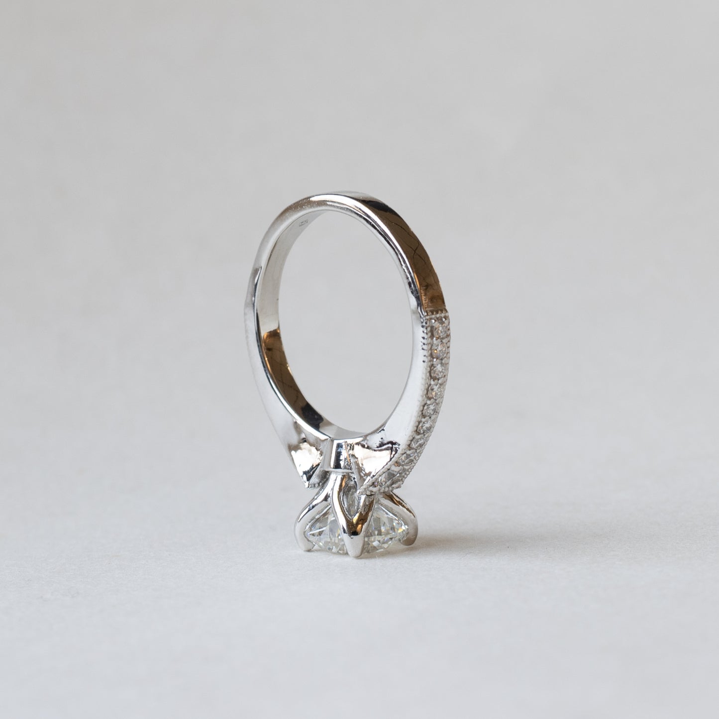 Platinum GIA 2 Carat Natural Diamond Ring