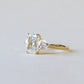 18K Yellow Gold Lab Diamond Engagement Ring, IGI Certified